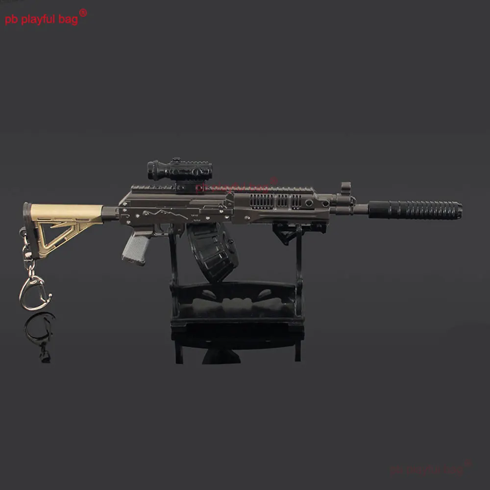 21cm RPK16 Model karabinu maszynowego brelok Mini metalowy pistolet zabawkowy figurka gra broń zbieraj dekoracje prezenty dla dzieci ZG374