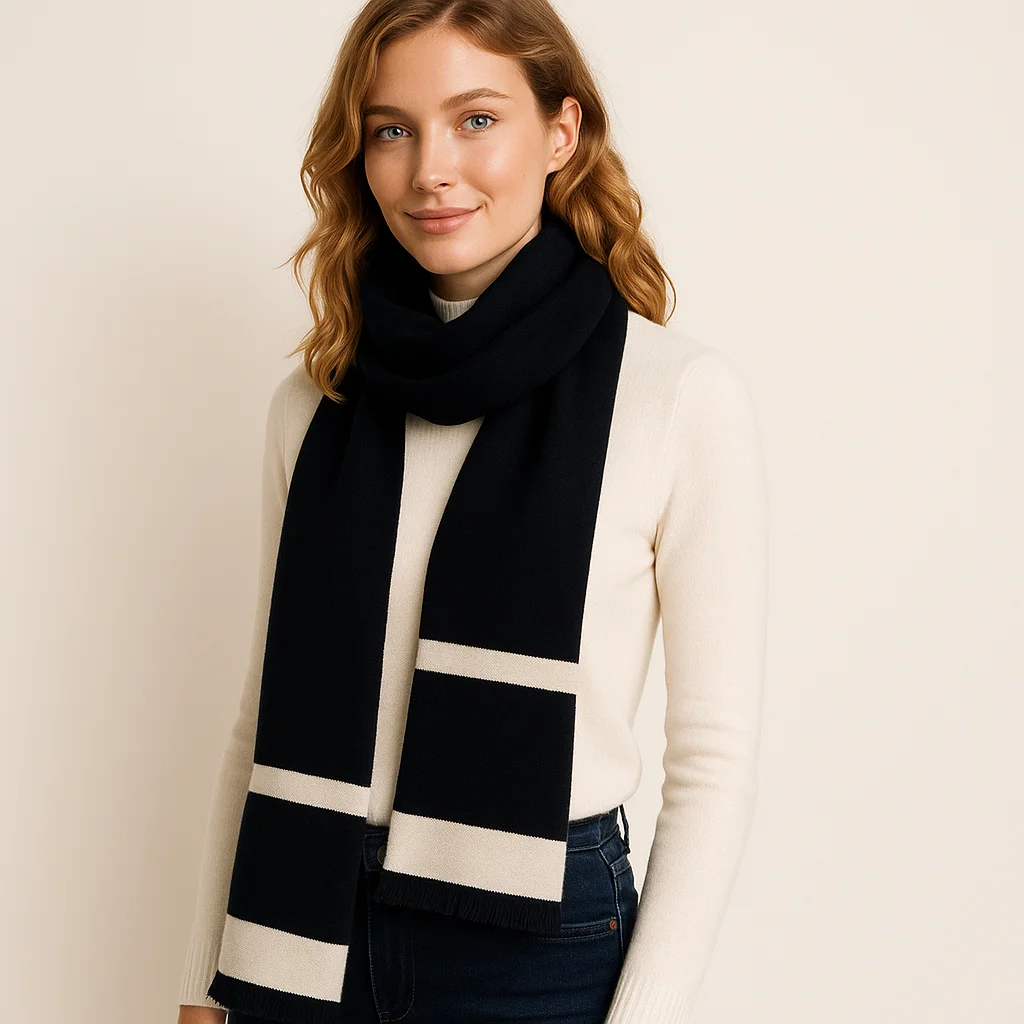 ESINGEYI 2025 أوشحة شتوية امرأة Foulards فام وشاح تقليد الكشمير القوس أنيقة الباشمينا شال الخمار اللفاع