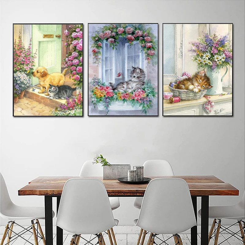 DIY 5D Diamond Painting Garden Gate- Perfect Gift for Handmade Home Decor