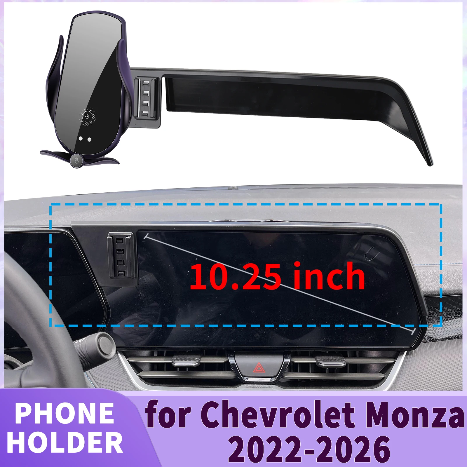 

fit for Chevrolet Monza 2022 2023 2024 2025 2026 Cavalier Turbo Screen Base Phone Holder Mount ​​ Secure Clip Car​​ accessoires