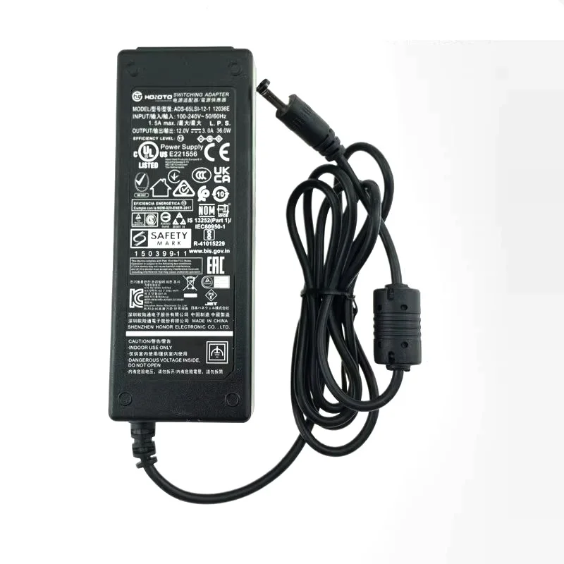 

12V 3A 36W 5.5x2.5mm ADS-45NP-12-1 12036G ADS-40NP-12-1 12036E Power Supply AC Adapter For Philips AOC Display Charger
