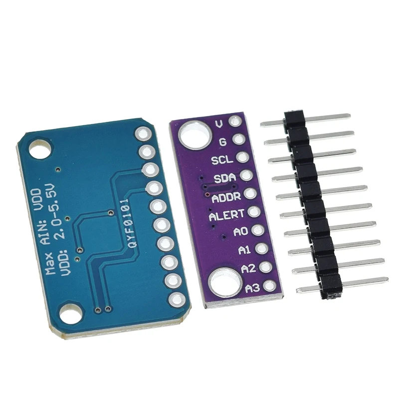 1/5PCS ADS1115 TZT 16 Bit I2C Modul Präzision ADC 4 Kanal Entwicklung Board Pro Gain Verstärker 2,0 V bis 5,5 V für Arduino – Detail 12