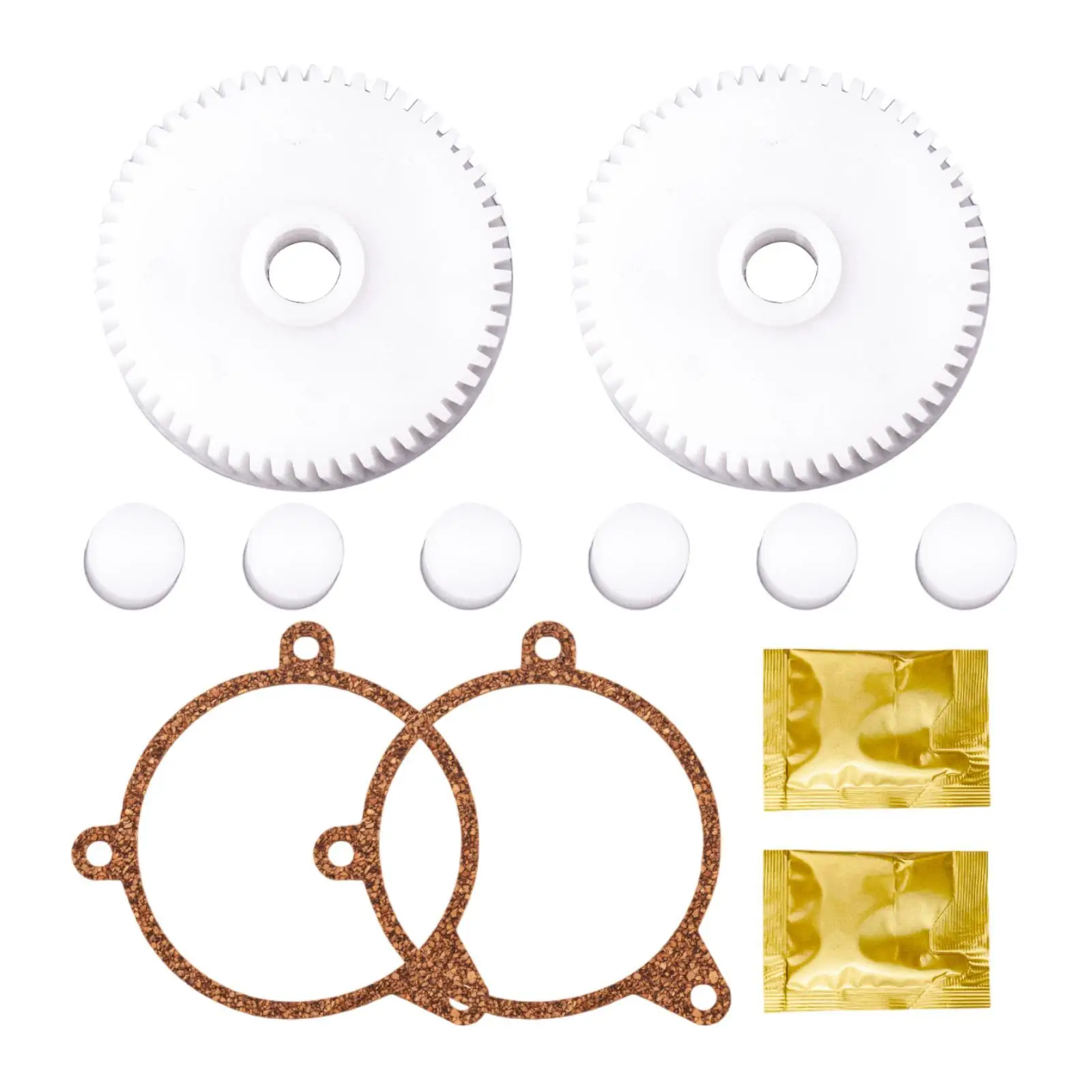 

Headlight Motor Repair Gear H6024 with Grease Left and Right Easy Installation for Chevrolet Corvette 1988-1996 Accessories