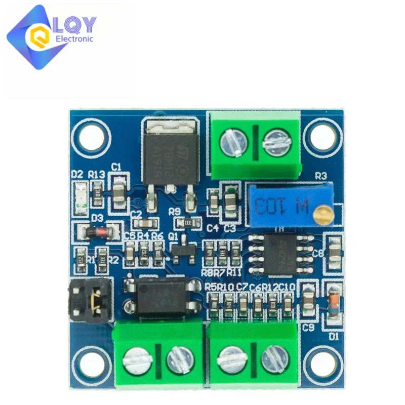 1PCS PWM to Voltage Converter Module 0%-100% to 0-10V for PLC MCU Digital to Analog Signal PWM Adjustabl Converter Power Module