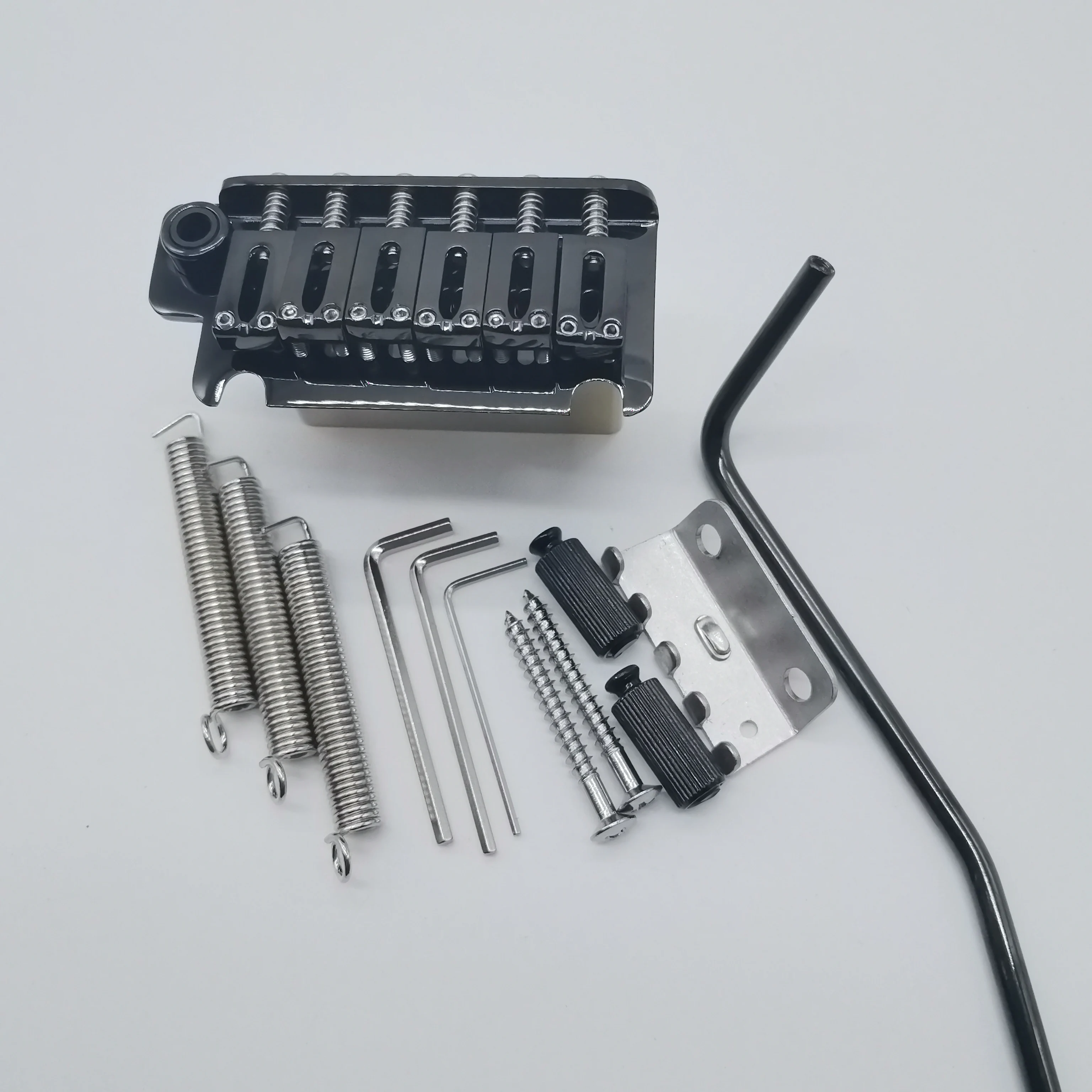 Upgraded 2-Point Locking Tremolo Bridge, Solid Brass Block, 52.5mm String Spacing