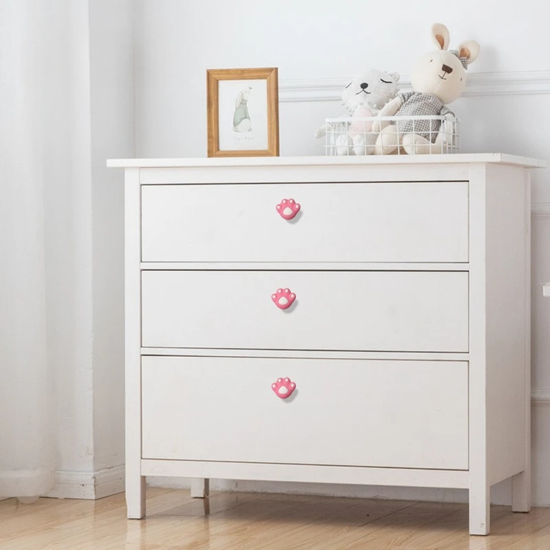 مقبض على شكل مخلب الدب اللطيف الكرتوني لباب خزانة ملابس الأطفال ومقبض سحب للدرج مصنوع من مقابض من سبائك الزنك