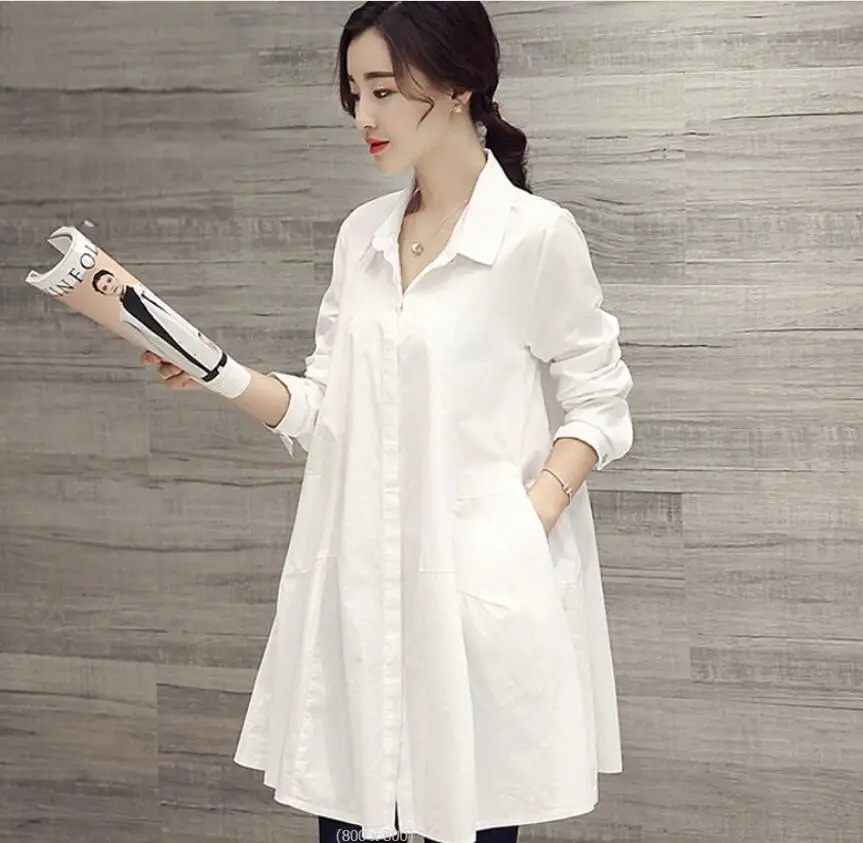 

New Fashion Maternity Dresses Clothes Long-sleeve loose dress Spring Summer Autumn Maternity Top Clothes for Pregnant Women