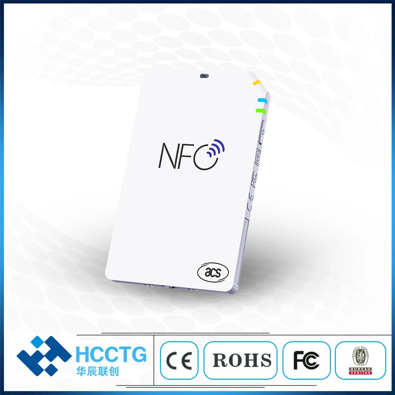 

Bluetooth SmartPhone NFC Mobile Smart Card Reader for Contactless Payments Card Reader ACR1555U-A1