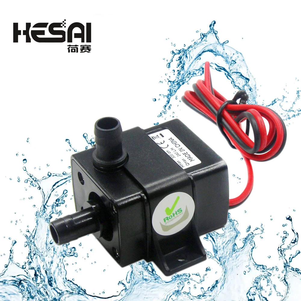 

Water Pump 12V Ultra-Quiet4.2W 240L/H Flow Rate Waterproof Brushless Pump Mini Submersible Water Pump