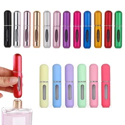 Portable 5/8ML Atomizer Perfume Spray Bottle for Travel Cologne Dispenser Refillable Aluminum Bottom Filling Liquid Container