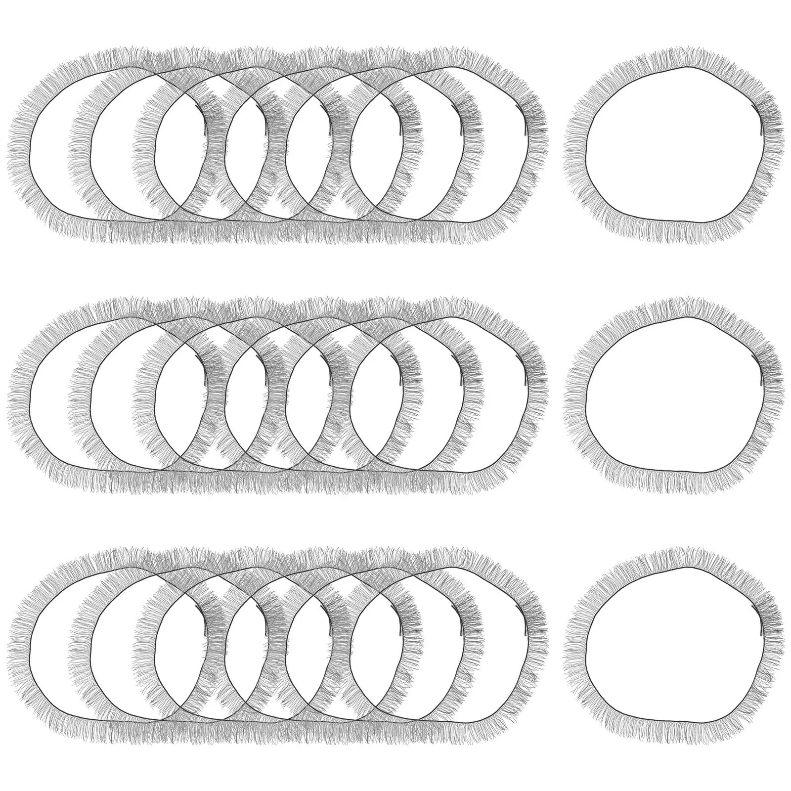 30 قطعة Diy بها بنفسك الطين الحرف رمش الحرف الرموش الصناعية لوازم Diy بها بنفسك الرموش رموش اصطناعية حزمة #6
