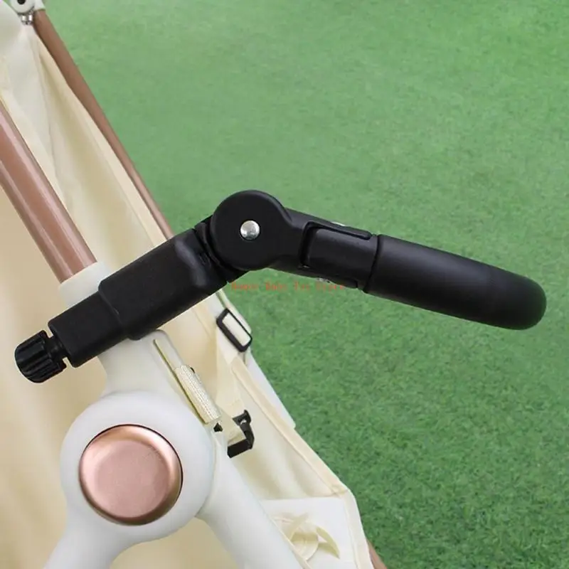 J0PF عربات أطفال سلامة الرضع مسند الذراع الوفير العالمي انفصال مقبض لينة بولي PU درابزين جلد لاستخدام عربة الجيب #2