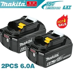 Оригинальный аккумулятор Makita 18 В 5 Ач/6 Ач BL1850B, сменный литий-ионный аккумулятор BL1850 BL1860B BL1860 BL1840B BL1830B BL1830 LXT-400 RU