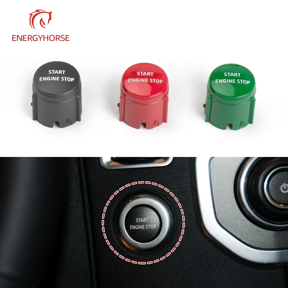 

Red Green Black Car Ignition Start Stop Engine Button Switch Cover Trim For Land Range Rover Sport Executive Edition Discovery 4