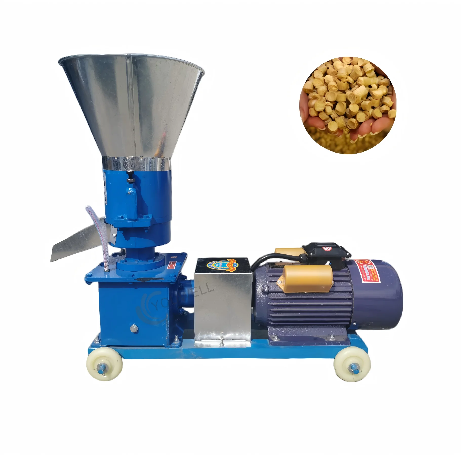 In STOCK CE Certified Mini Animal Feed Pellet Machine Home & Small Farm Pelletizer For Poultry Livestock Aquatic Feed