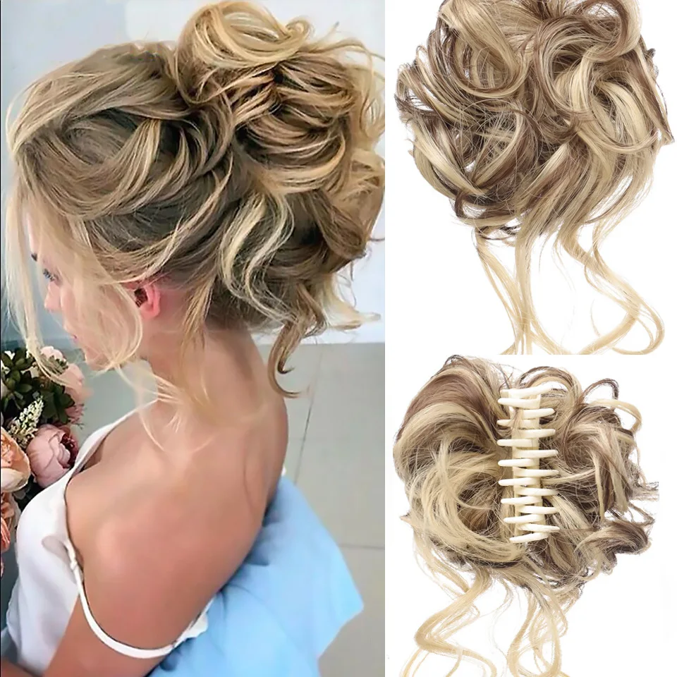 

Wig ring fashion code packet of the released version ball head disc hair artifact fluffy messy long beard braid wig grab clip