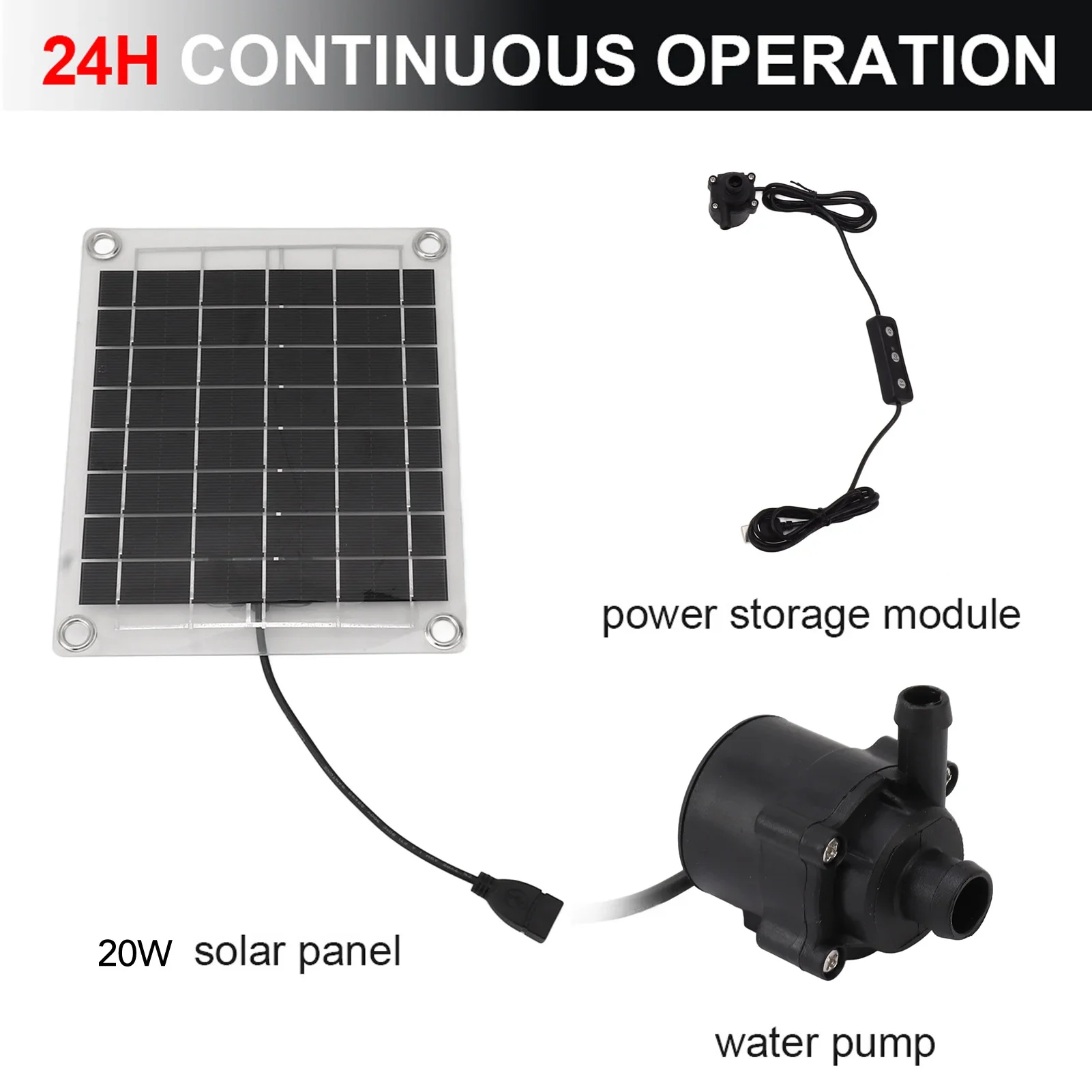 12V 10W Solar Garden Pump for Mini Fountain Panel  Watering System Solar Panel Water  Kit Water  For Fish Pond