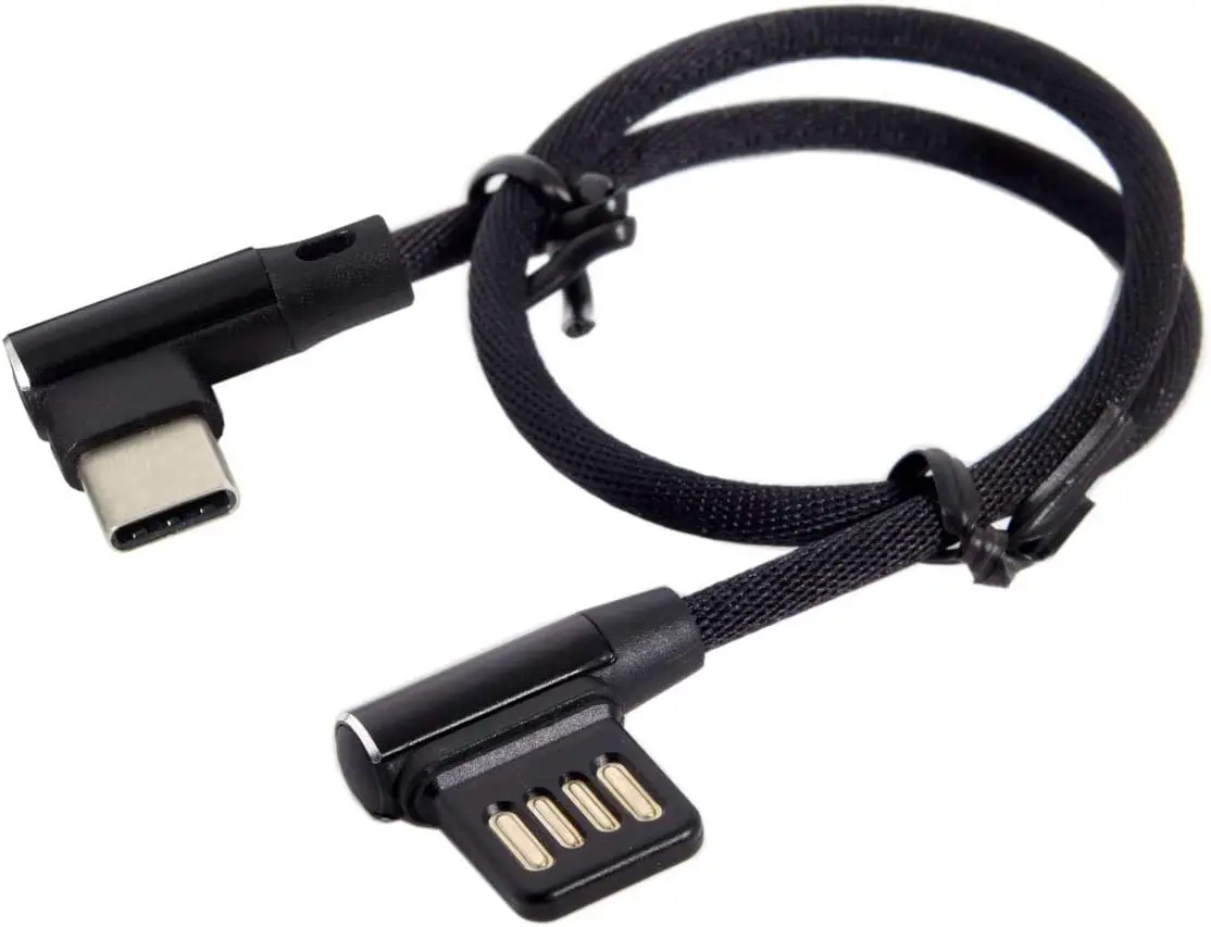 

Кабель USB 2.0 длиной 1 м, 2 м, Type-C, левый и правый, угловой, 90 градусов, с рукавом для планшета и телефона