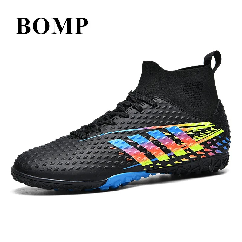 

High Quality Black Football Boots Men Futsal Shoes Unisex TF/FG Soccer Shoes Outdoor Grass Training Men's Football Sports Shoes