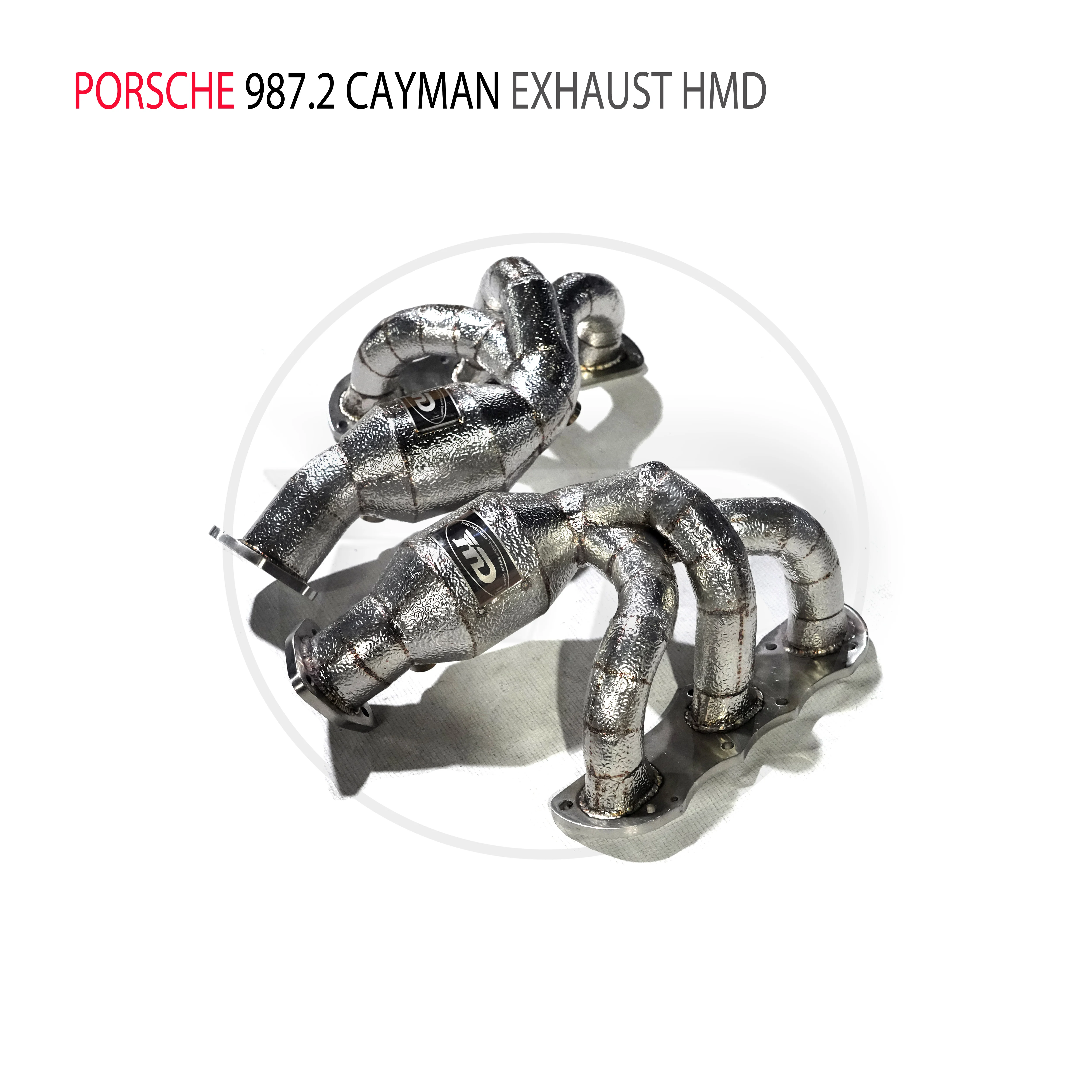 HMD Exhaust High Flow Manifold for Porsche 987.2 Cayman Headers With Catalytic Converter Catless Pipe