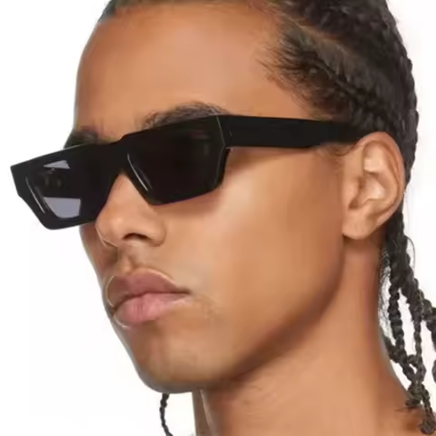 Square Vintage Sunglasses Men Women Brand Designer Small Frame Sun Glasses Male Female Fashion Retro Hip Hop Oculos De Sol