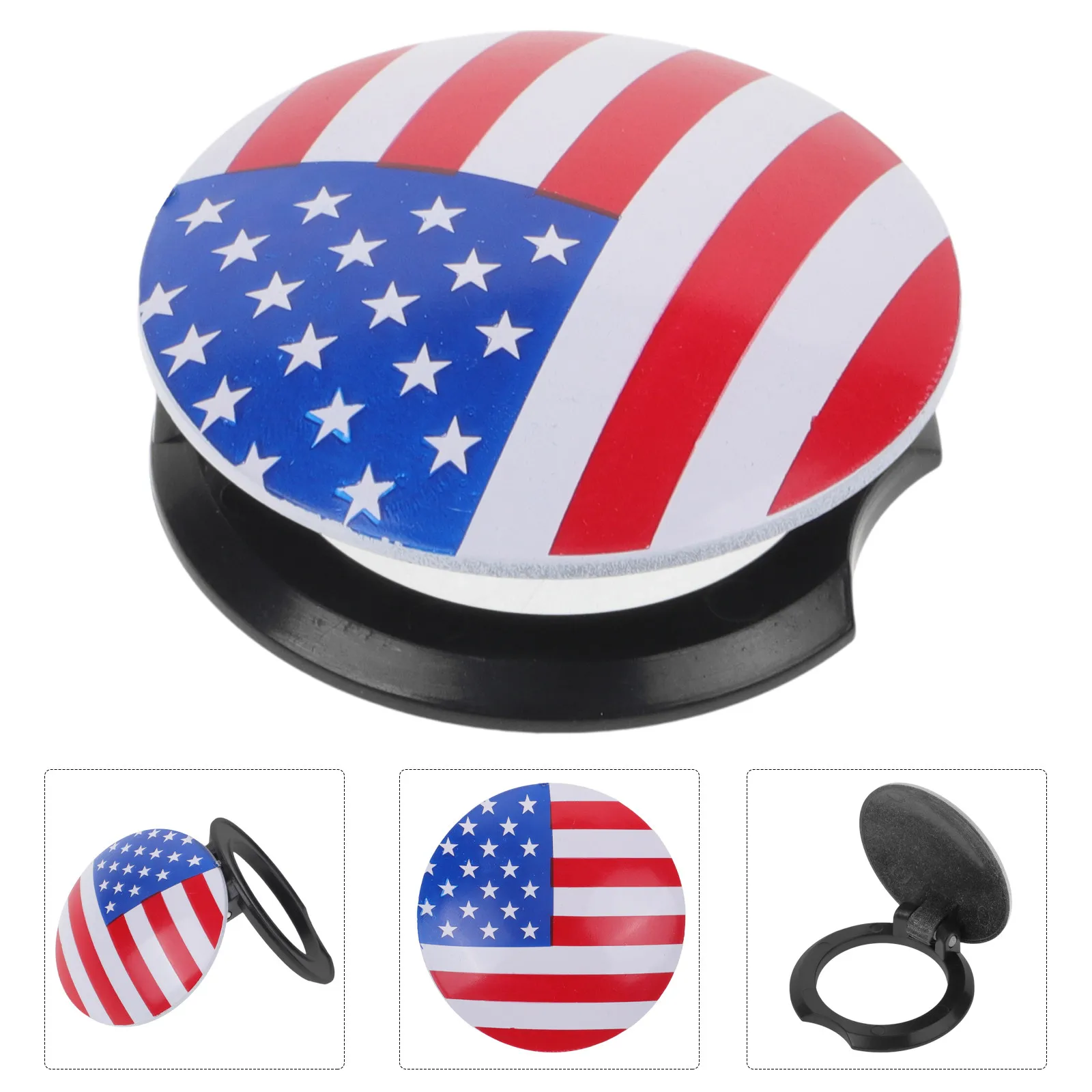 

American Flag Push to Start Button Cover ABS Engine Start Button Protective Cover Car Interior Decoration Automotive Accessories