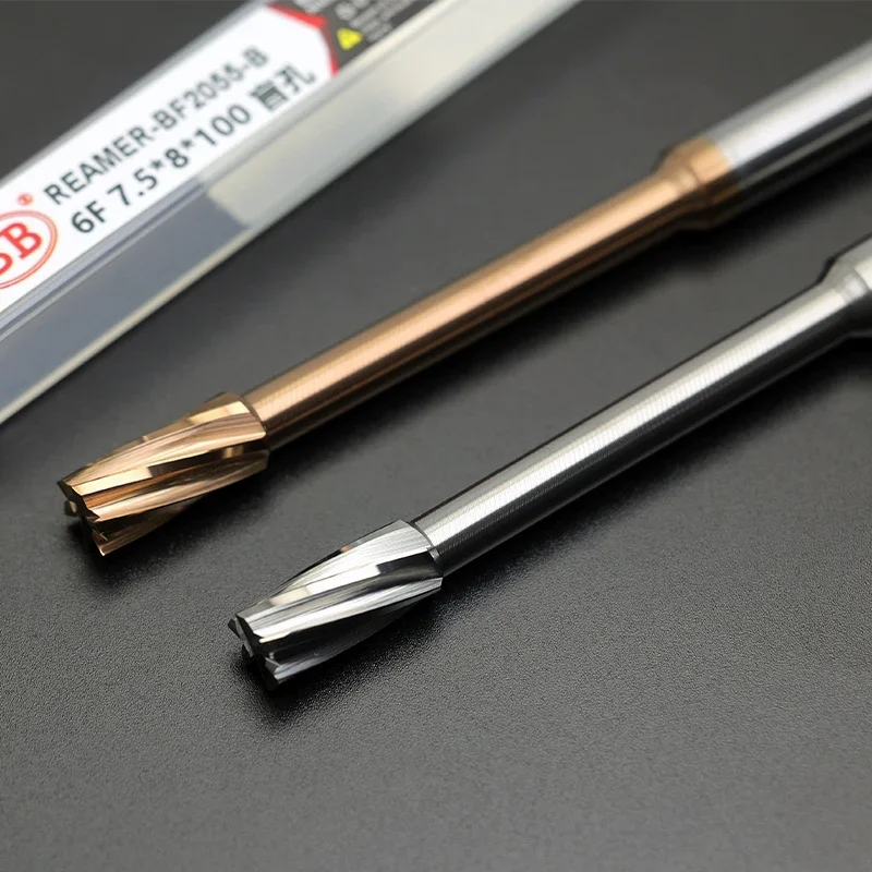 Rozwiertak BB z węglików spiekanych do ślepych otworów powlekany spiralny flet wydajność chłodzenia zewnętrznego mały otwór wykonanie aluminium stal metal 4mm-12mm