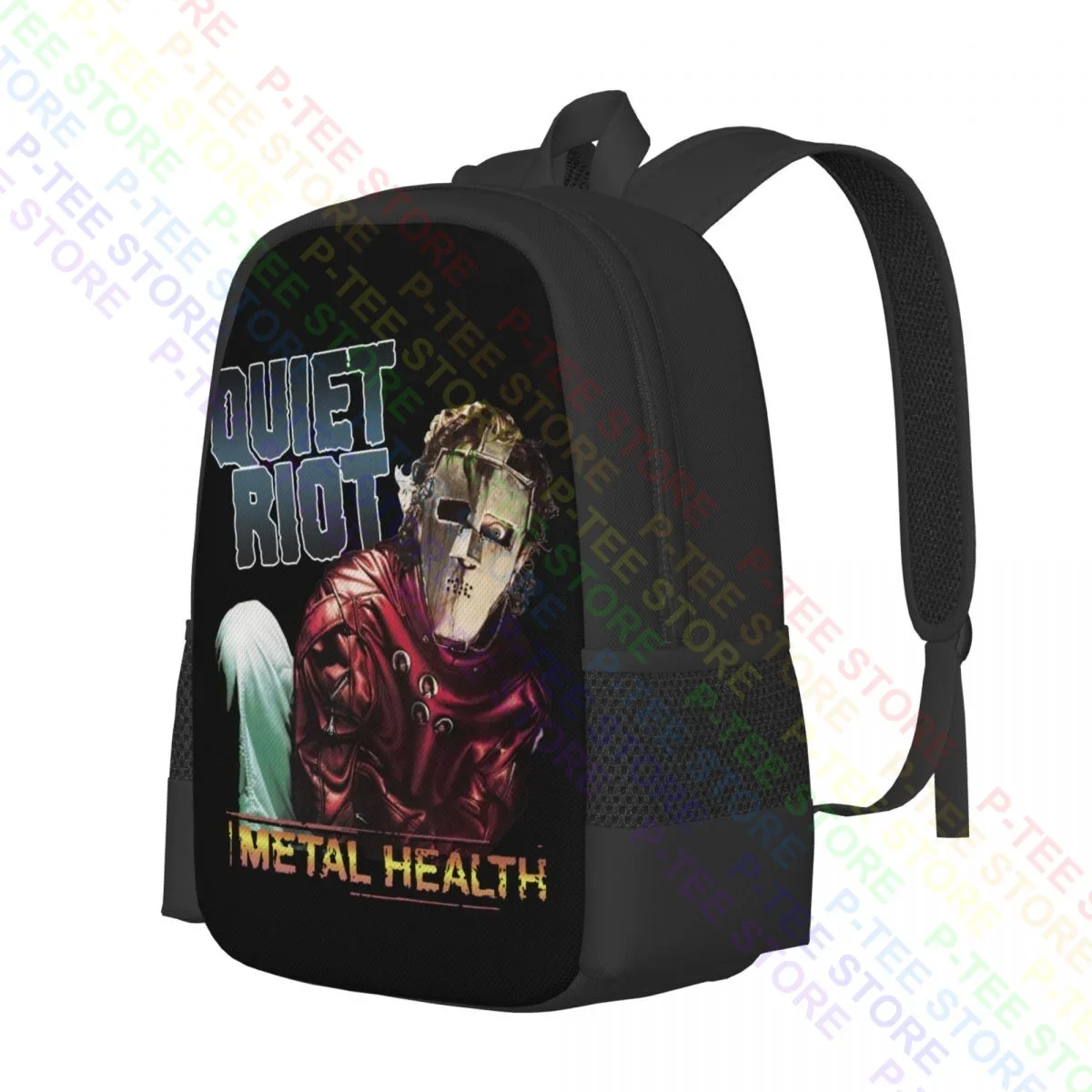 Quiet Riot Metal Health Album Cover Rock Band Concert TourBackpack Large Capacity Softback Beach Bag