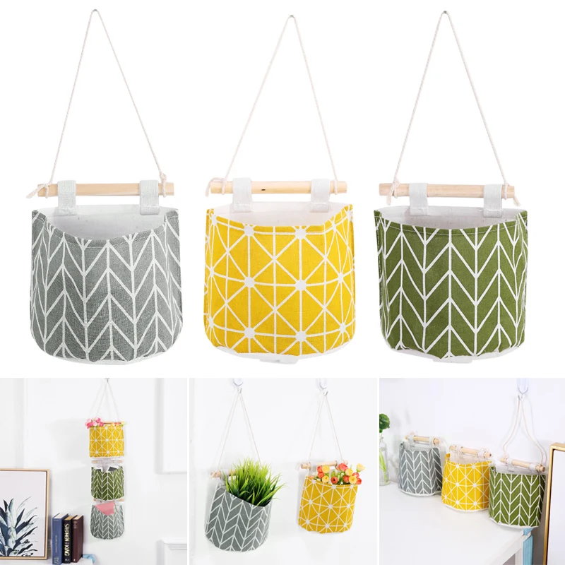 New Wall Door Hanging Storage Bag Home Organizer Toys Container Decor Pockets Pouch Multifunctional Hanging Organizers Storage