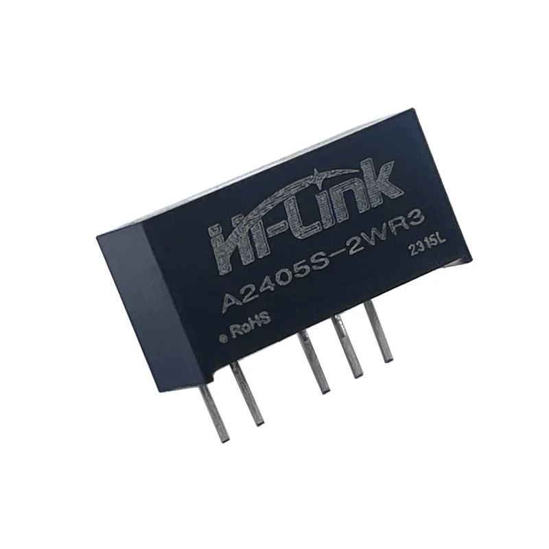 インテリジェント電源モジュール,Hi-link,pcb,dcdc,5v,2w,200ma出力コンバーター,24v〜2w,5v,デュアル出力,A2405S-2WR3 1ロット10個