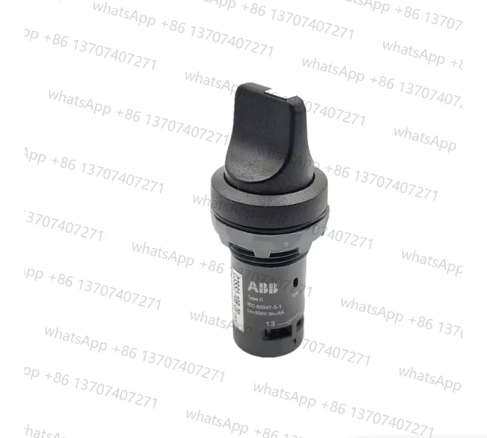 1pcs New original Two-position black unlit selector switch C2SS1-10B-11 self-locking type