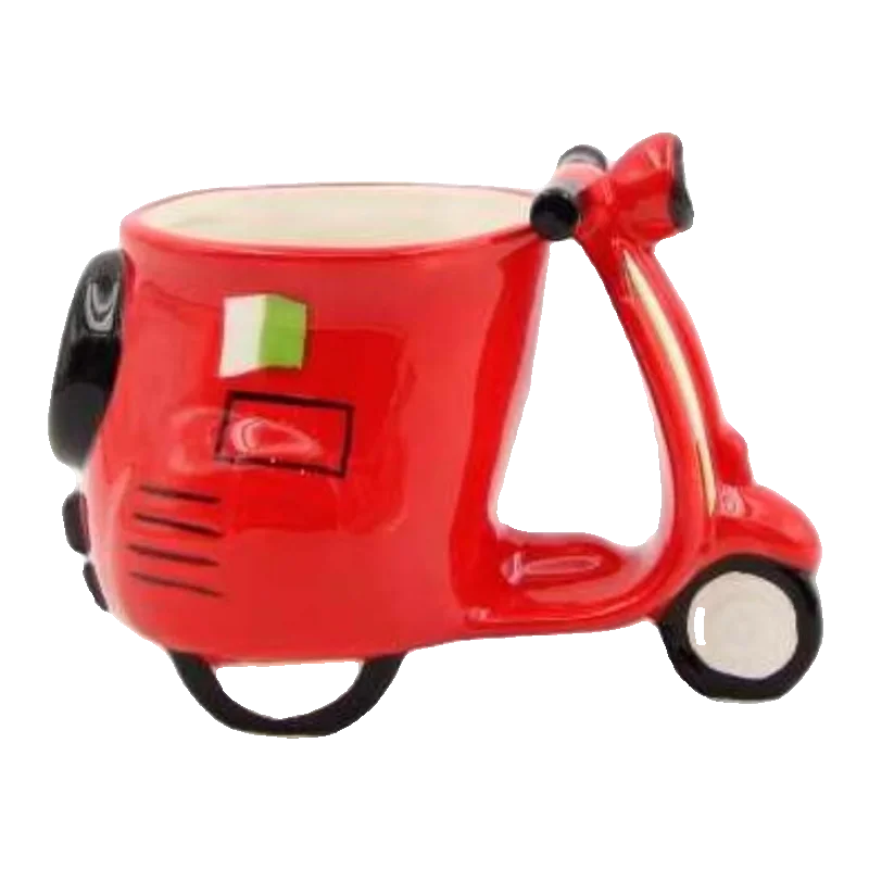 

\ Creative water cup, mug, cute little motorcycle ceramic cup
