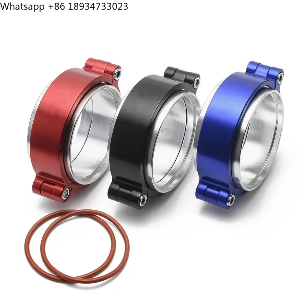 

Aluminum HD Clamp 2''/2.5''/3''/3.5''/4'' Modified V-band Clamp Intercooler Pipes Fixed Movable Buckle Red/Blue/Black