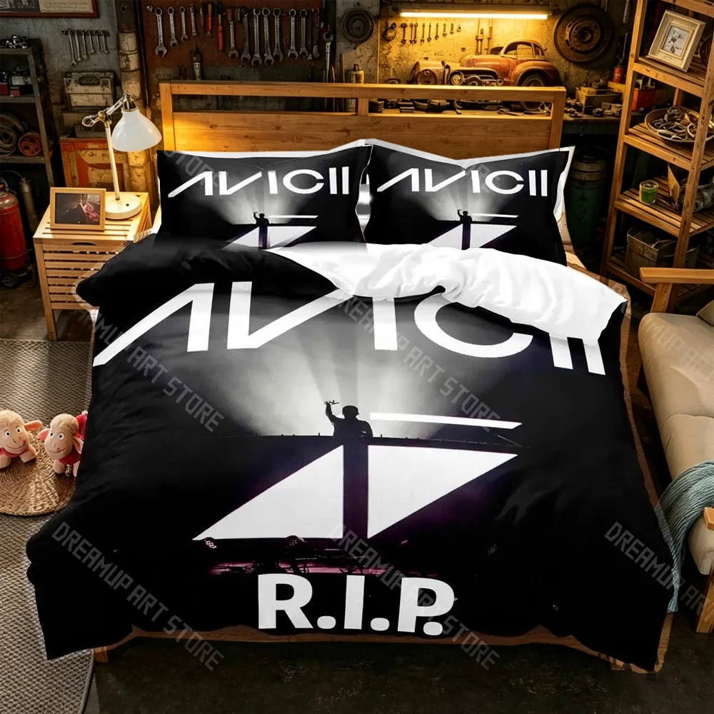 3D Printed R.I.P MF DOOM Bedding Set for Boys Girls Duvet Cover And Pillowcase Included Twin Queen King Full Single Double Sizes