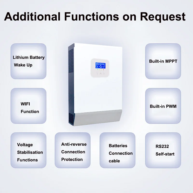 12Kw 48V 3 phases Wechselrichter Hybrid Solar Inverter for Home Energy System Use