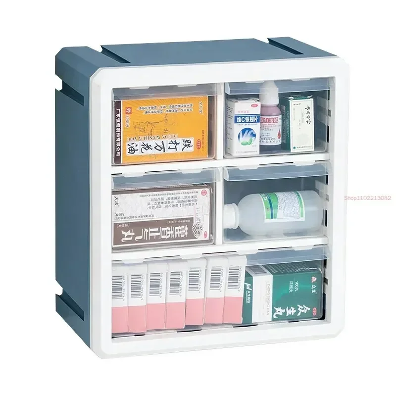 Capacity Organizer First Medicine Hanging Box High Bins Kit Aid Pill Family Kit Home Multi-layer Drug Store Storage Medical Wall