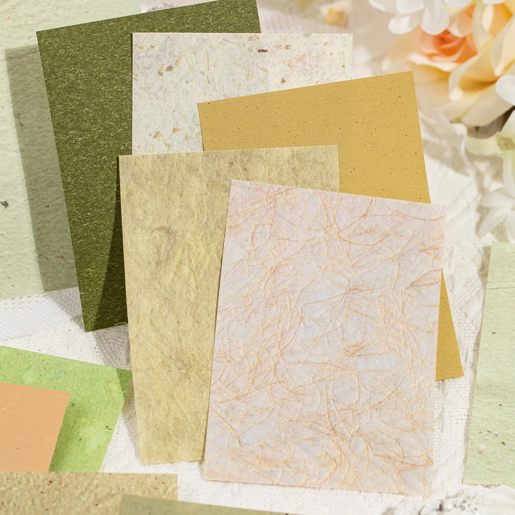 50pcs/lot Memo Pads Material Paper  Letters to the Flowing Years Journal Scrapbooking  Background Decoration