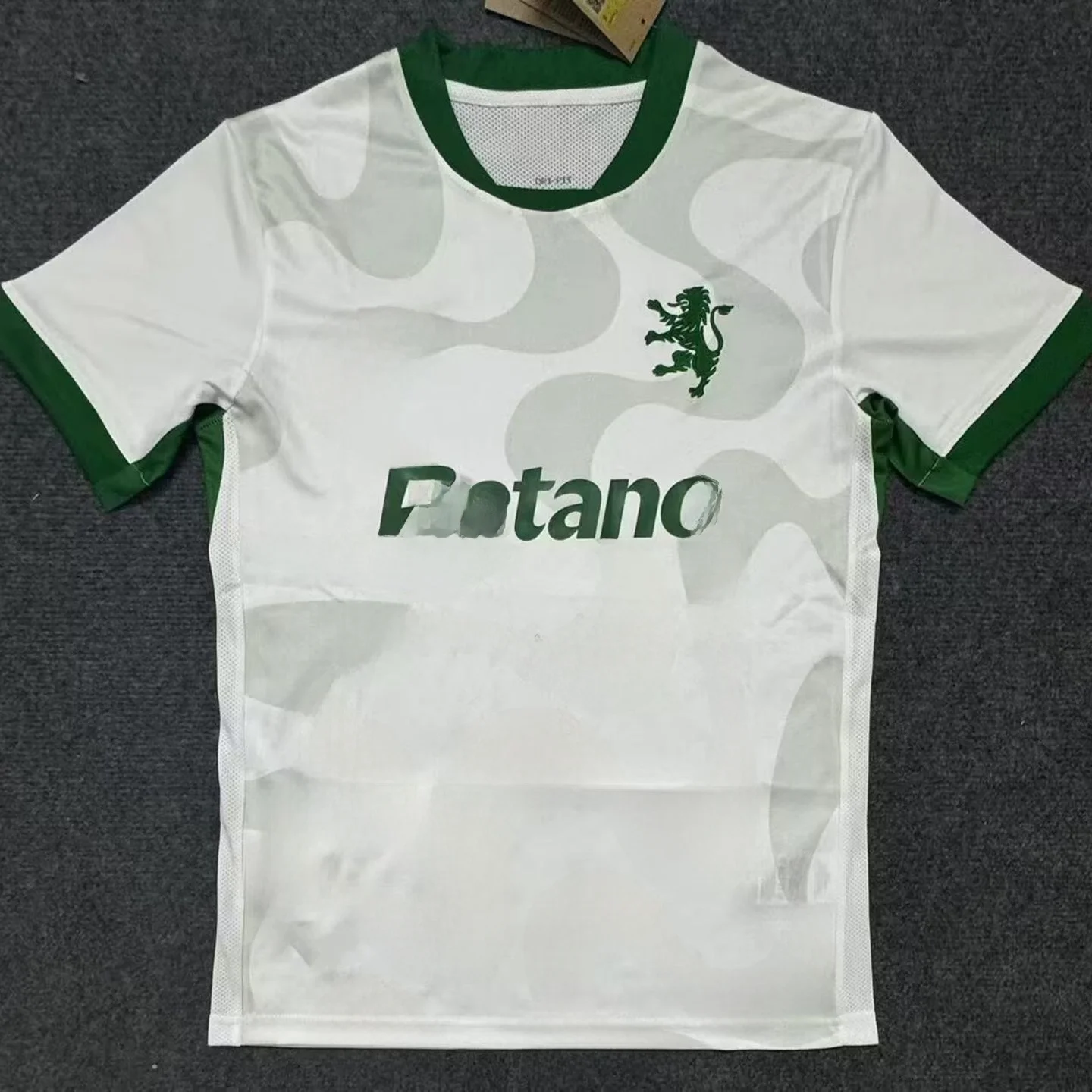 زي كرة قدم لموسم 2025 لفريق لشبونة، طقم رياضي للمنزل والخارج، مقاس كبير، أكمام قصيرة، رقبة مستديرة، مصنوع من ألياف البوليستر #3