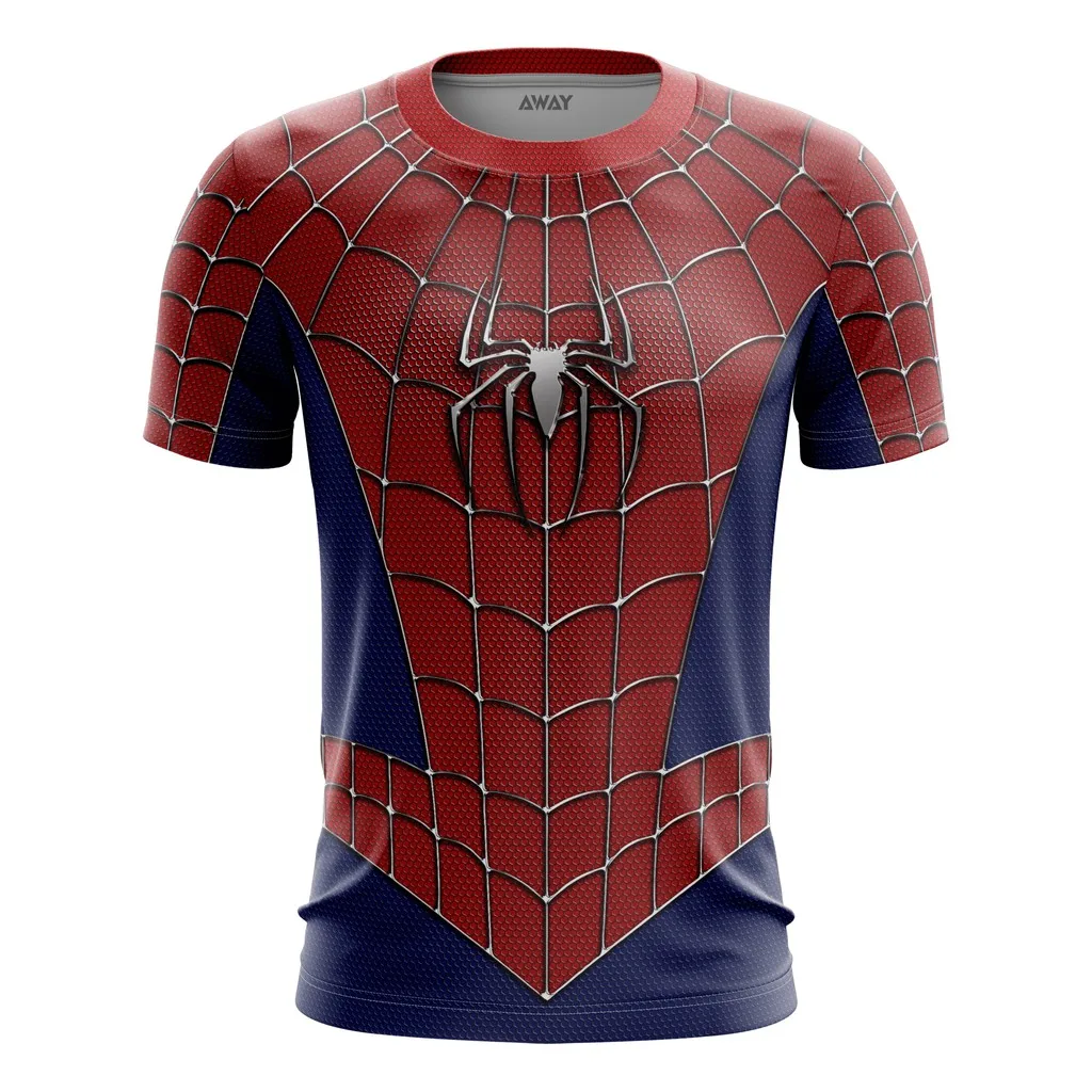 Harajuku Casual Prank Men's Shirt 3D Digital Print Street Fashion Trend Spider Series Summer Quick Drying Short Sleeved T-shirt