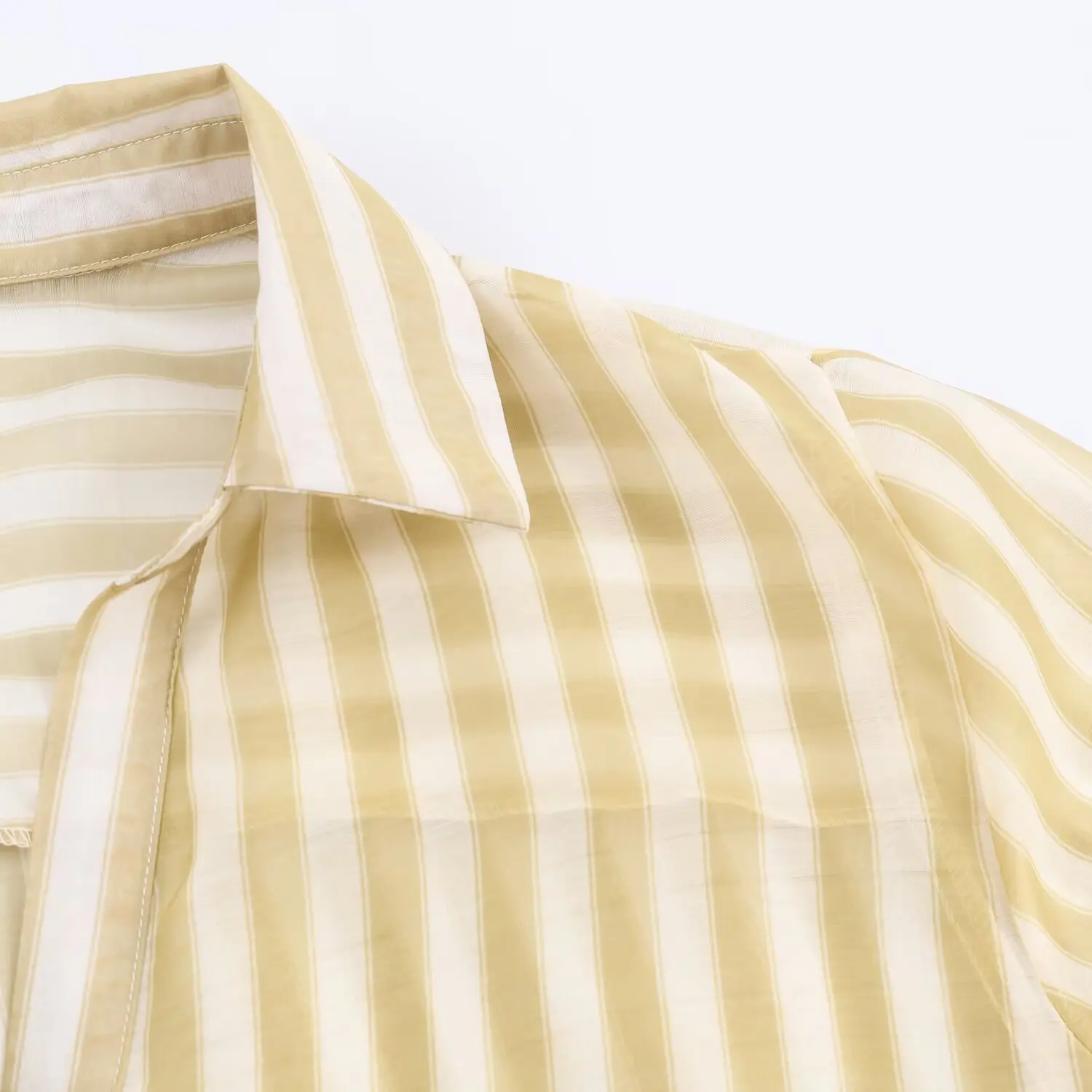 Damen-Langarmshirt 2025, Neuankömmling, Damenmode, gestreiftes Langarm-Shirt mit V-Ausschnitt