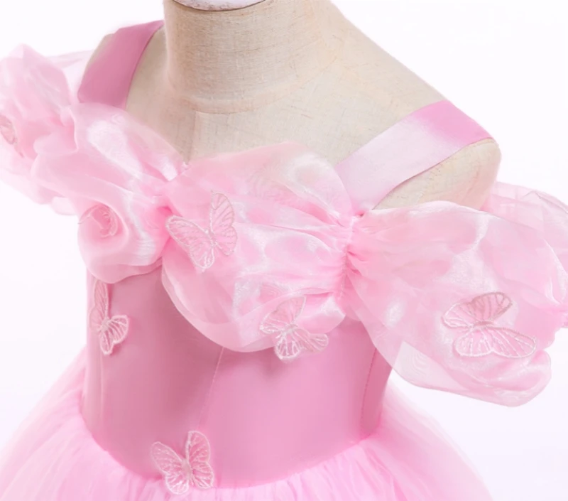 Cinderella Princess Dress Fashion Cosplay Costume Girl Dress Birthday Party Costume for Halloween Christmas Baby Girl Dress
