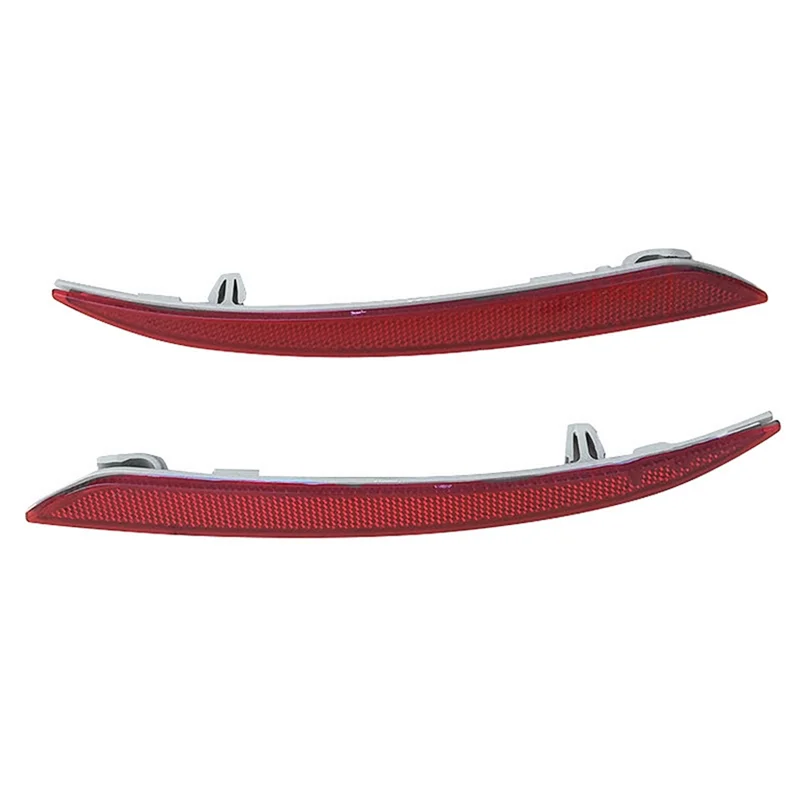

1Pair Rear Bumper Reflector Light Trim DS73-515C0-AD DS73-515B0-AD For Ford Fusion Mondeo 2013-2019 Warning Lamp Plate-A61E
