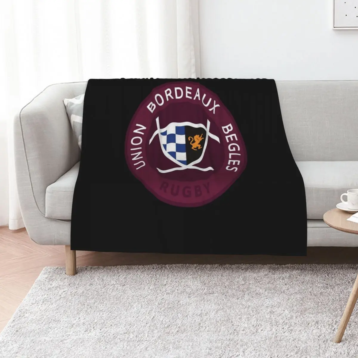 Copy of Funny UNIONN BORDEAUX BEGLES shirt Throw Blanket Hairys halloween Fashion Sofas warm winter Winter beds Blankets