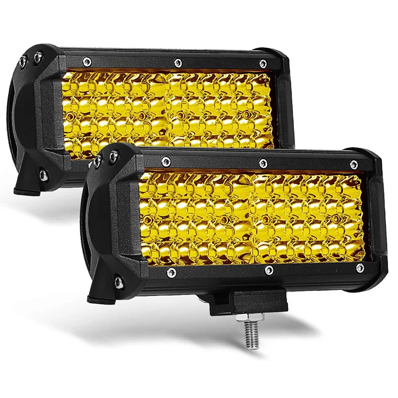 

Желтый 120 Вт 3000 К автомобильный солнечный свет модифицированные фонари белый светодиодный рабочий свет для автомобиля мотоцикла внедорожник 4WD ATV светодиодные автомобильные фары