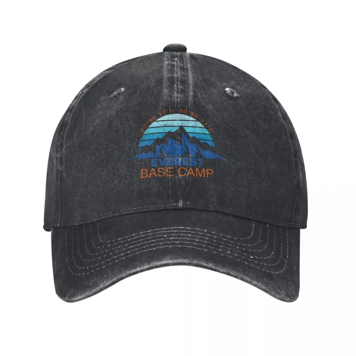 Everest Base camp Himalayan Landmark, Vintage t-shirt Baseball Cap Rave Beach Wild Ball Hat Sports Cap Mens Hats Women's