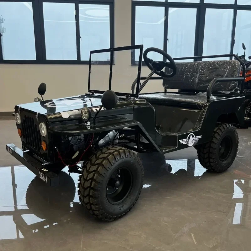 Two-person steering wheel all-terrain vehicle