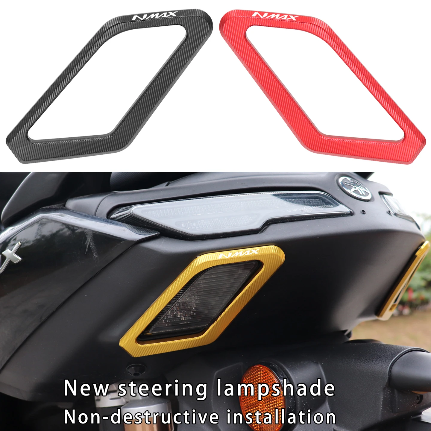 

Motorcycle Accessories for YAMAHA NMAX155 NMAX125 2025 2026 NMAX 155 125 Rear Turn Signal Light Protection Shield Guard Cover