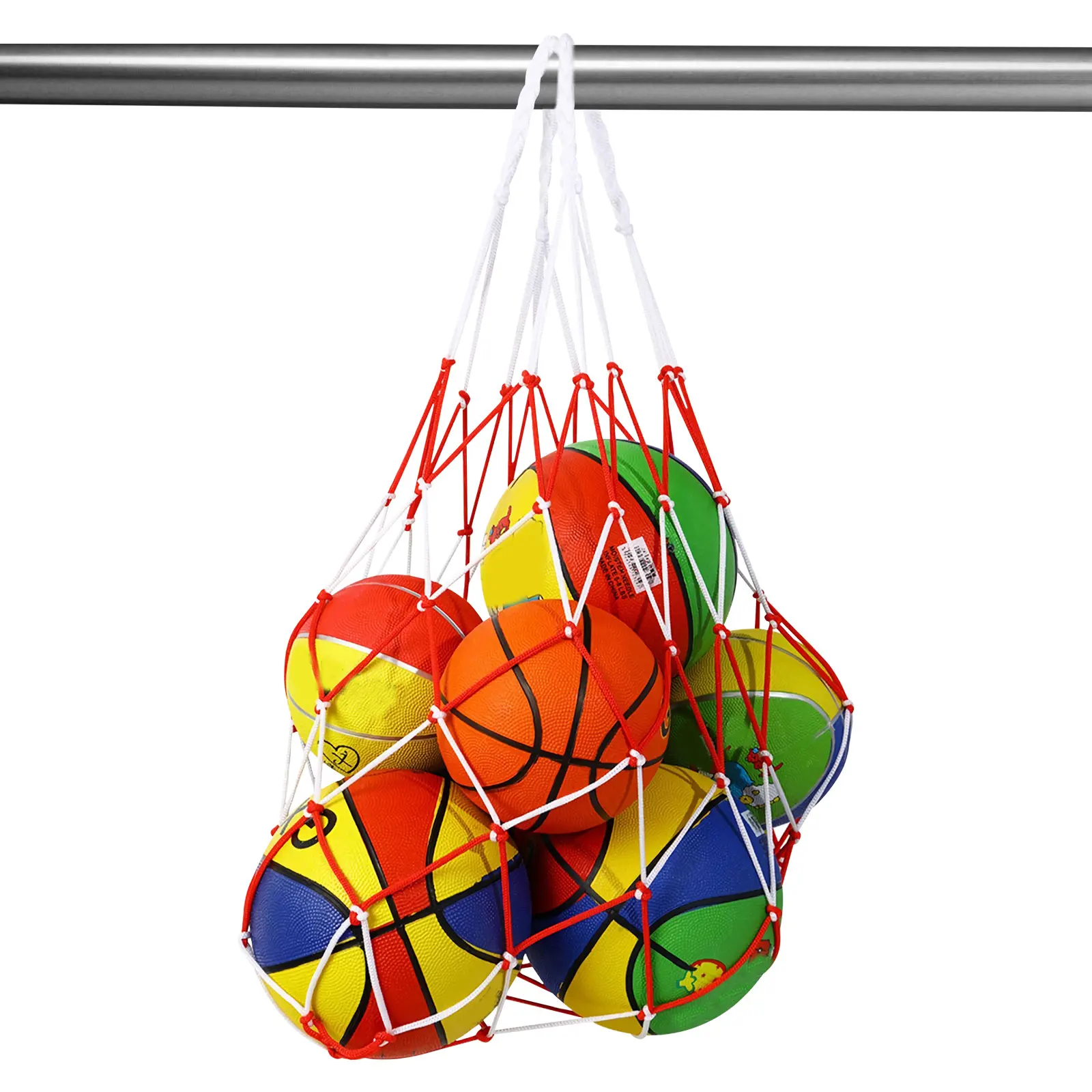 

Basketball Net Bag Organizer Volleyball Sports Gym Balls Soccer Storage Portable