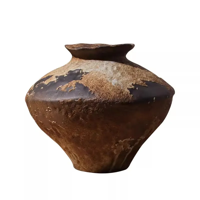 Wabi Sansan Zen retro vase ornament living room tea room desktop flower arrangement device