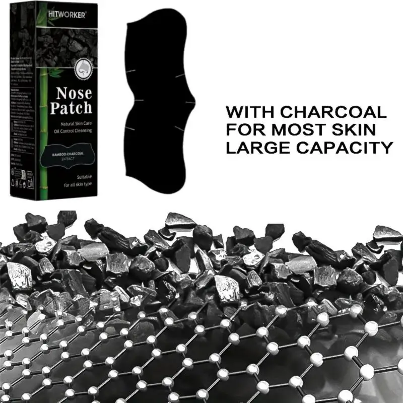 20/30/50 Pcs Deep Cleansing Blackhead Nose Strips | Bamboo Charcoal Blackhead Remover Nose Mask Nose Cleaning Patches for Pore